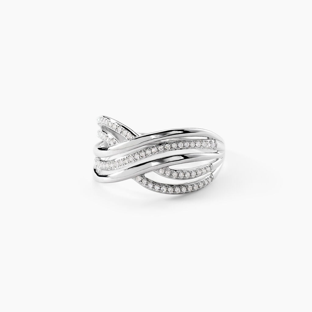 Bague Ocean Or Blanc Diamant - Bagues pierres pr&eacute;cieuses Femme | Marc Orian