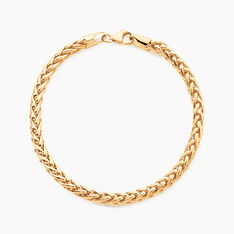 Bracelet Jayna Maille Palmier Or Jaune - Bracelets mailles Femme | Marc Orian