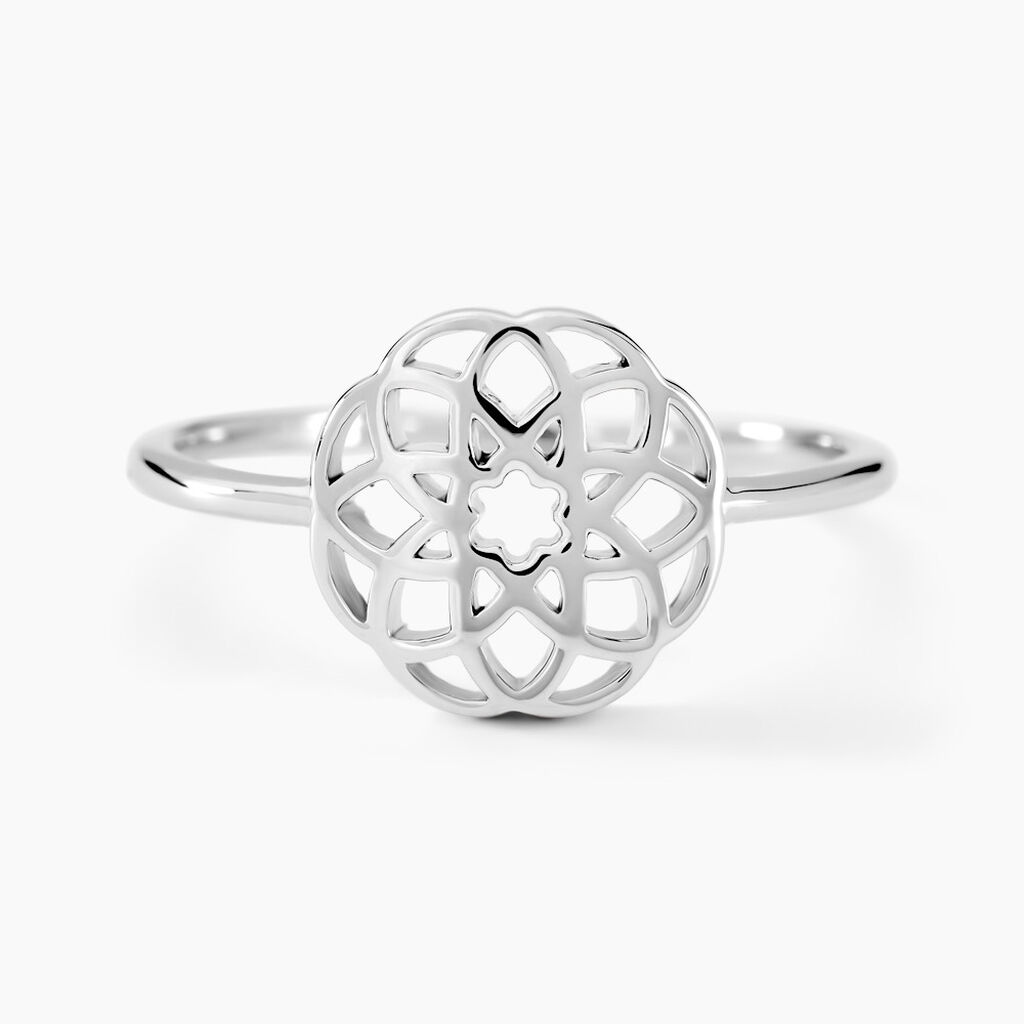Bague Ra&iuml;ne Argent Blanc - Bijoux fantaisie Femme | Marc Orian
