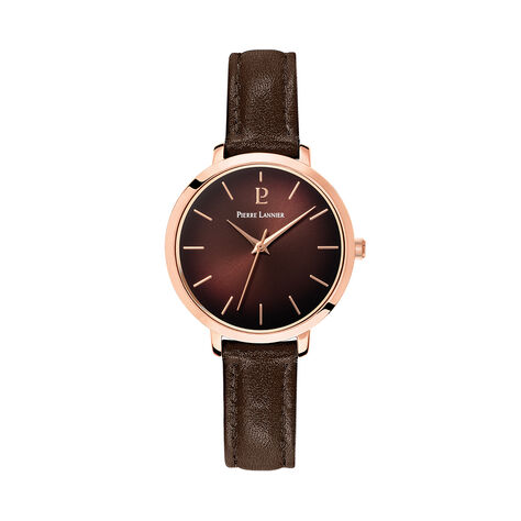 Montre Pierre Lannier Chouquette Chocolat - Montres étanches Femme | Marc Orian