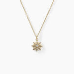 Collier Aurore Acier Jaune Oxyde De Zirconium - Colliers avec pierres Femme | Marc Orian