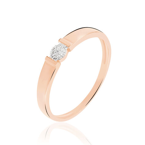 Bague Daliane Or Rose Diamant - Bagues Femme | Marc Orian