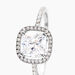 Bague Adrienne Or Blanc Oxyde De Zirconium - Bagues Solitaire Femme | Marc Orian
