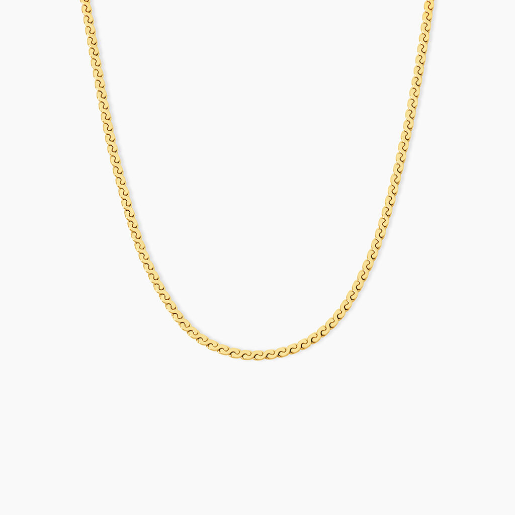 Chaine Minila Acier Jaune - Colliers fantaisie Femme | Marc Orian