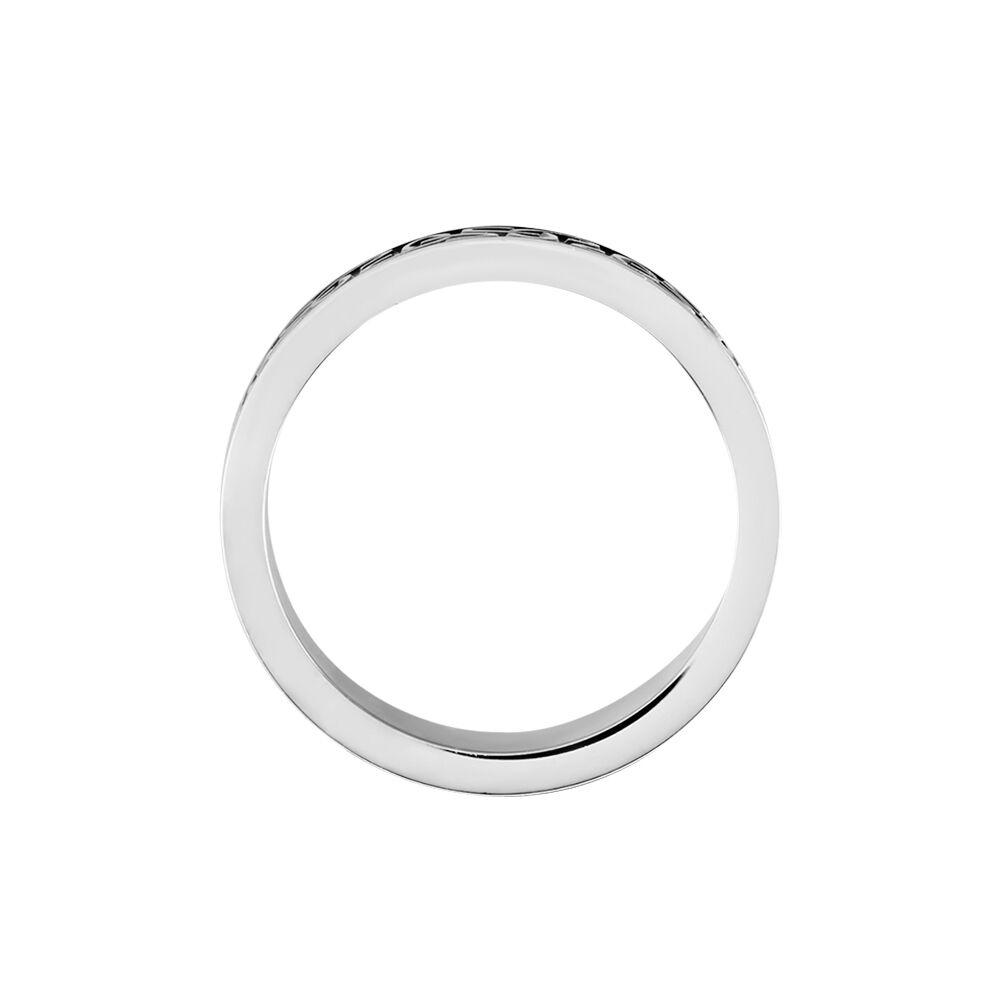 Bague Acier Blanc Ugo -  Homme | Marc Orian