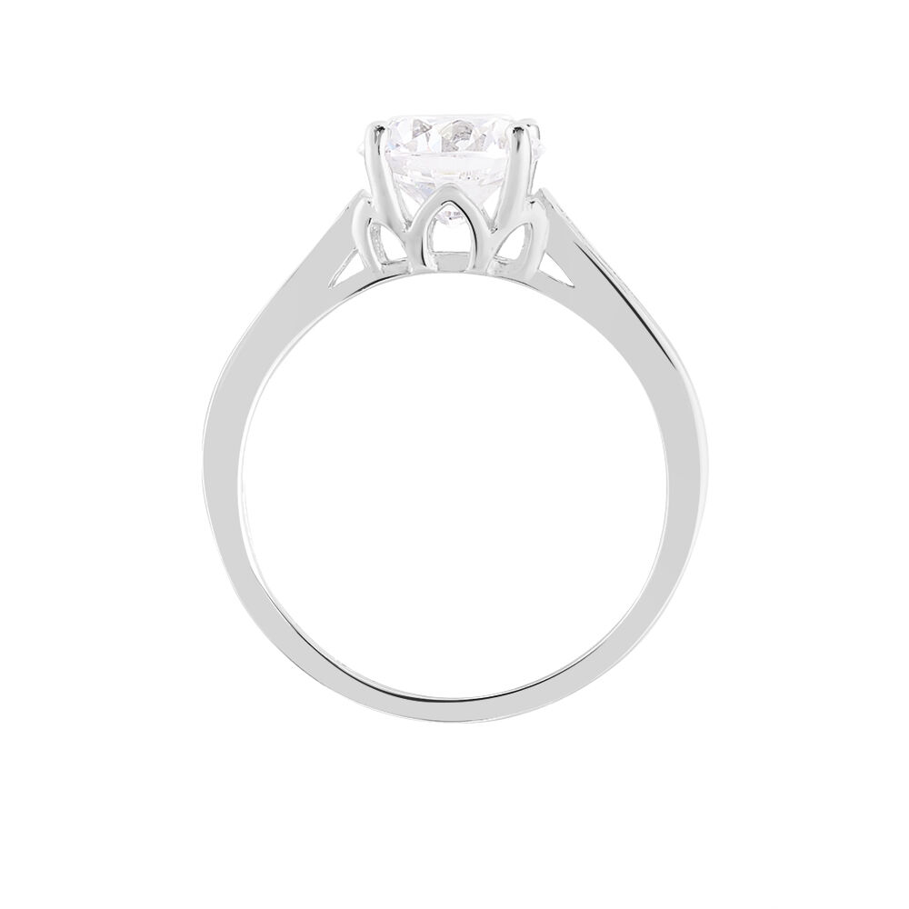 Bague Viky Argent Blanc Oxyde De Zirconium - Bijoux fantaisie Femme | Marc Orian