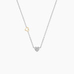 Collier Joia Or Jaune Argent Blanc Oxyde De Zirconium - Colliers avec pierres Femme | Marc Orian