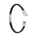 Bracelet Acier Blanc Frank - Bracelets cuir Homme | Marc Orian