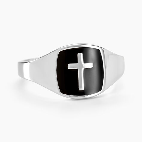 Bague Romaji Argent Blanc - Bagues grosses Homme | Marc Orian