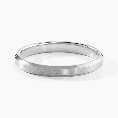 Alliance Rominus Palladium Blanc Ruban - Alliances duo Unisex | Marc Orian