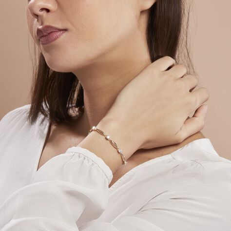Bracelet Mimona Plaqué Or Jaune Oxyde De Zirconium - Bracelets chaînes Femme | Marc Orian