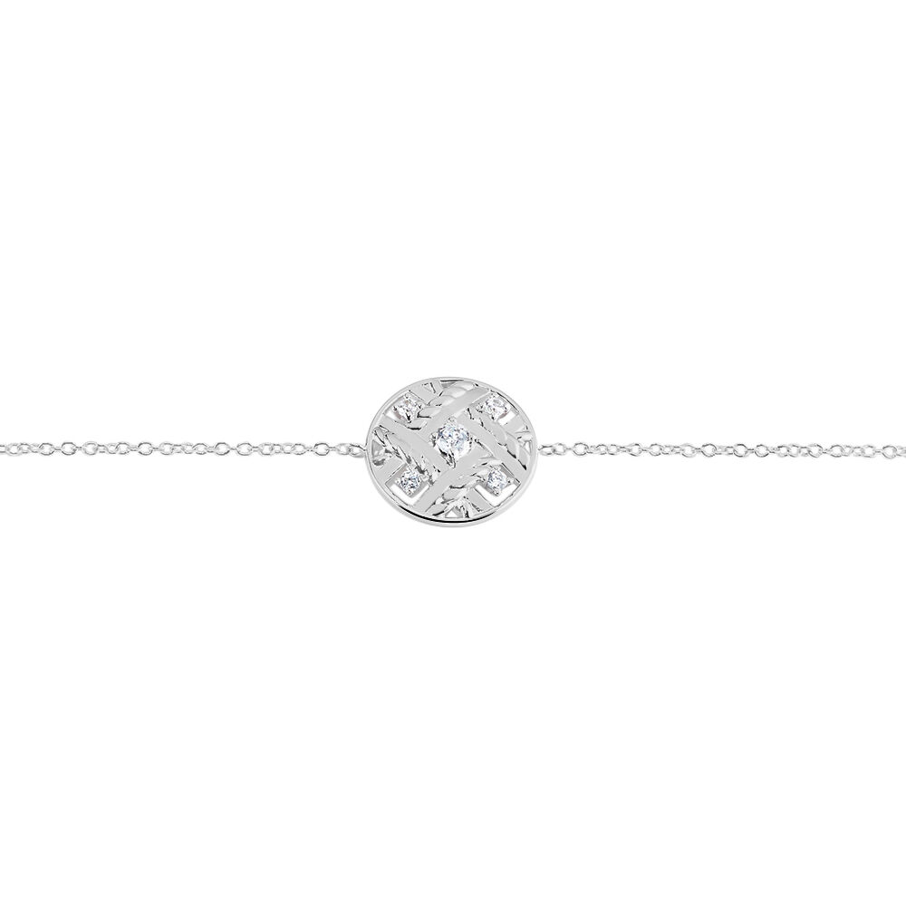 Bracelet Argent Herbert Oxydes De Zirconium - Bracelets Medailles Femme | Marc Orian