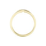 Bague Barrette Or Jaune Diamant - Bagues pierres pr&eacute;cieuses Femme | Marc Orian