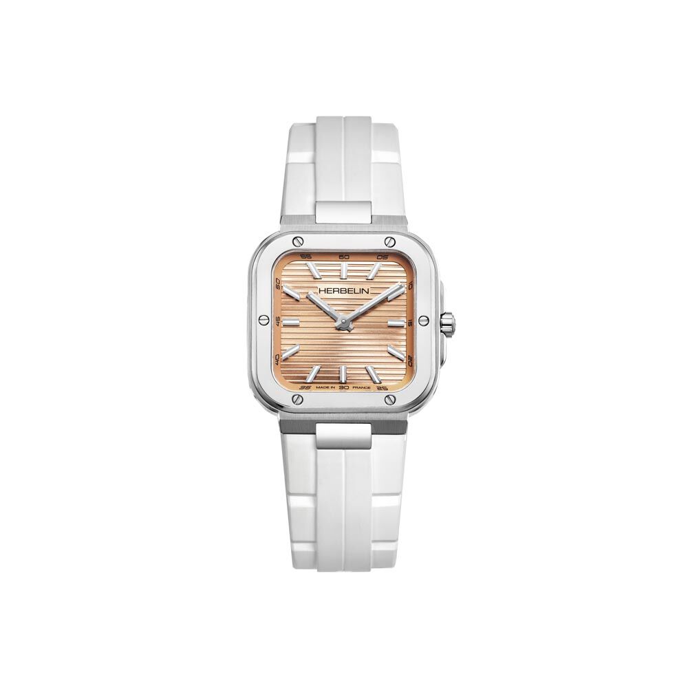 Montre Herbelin Cap Camarat Square Rose - Montres &eacute;tanches Femme | Marc Orian