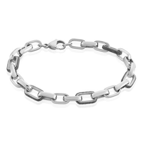 Bracelet Cesare Acier Blanc - Bracelets chaînes Homme | Marc Orian