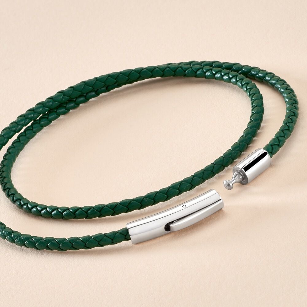 Bracelet Calvino Acier Blanc - Bracelets cuir Homme | Marc Orian