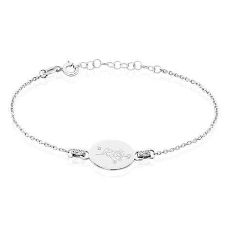 Bracelet Lendel Argent Oxydes De Zirconium - Bracelets Medailles Femme | Marc Orian