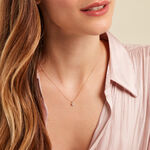 Collier Vrille Accompagnee Or Jaune Diamant - Colliers solitaires Femme | Marc Orian