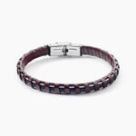Bracelet Acier Blanc Edouard - Bracelets cuir Homme | Marc Orian