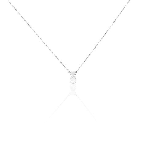 Collier Jessenia Argent Blanc - Colliers ras du cou Femme | Marc Orian