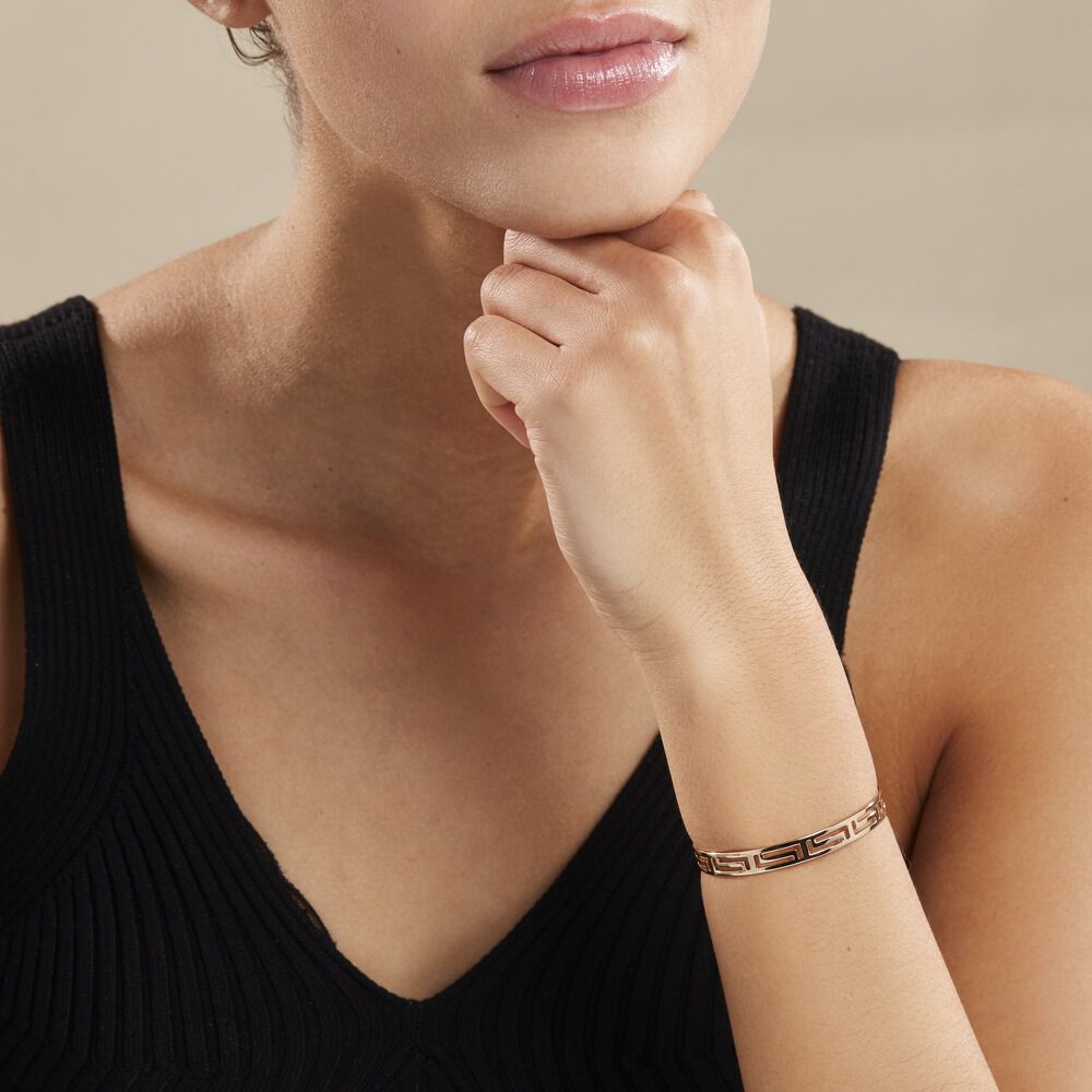 Bracelet Jonc Edmoneae Plaqué Or Jaune - Bracelets joncs Femme | Marc Orian