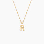 Collier Plaqu&eacute; Or Jaune Lettra - Colliers ete Femme | Marc Orian
