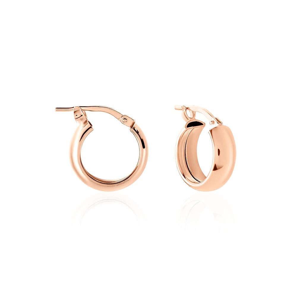 Créoles Lisa Argent Rose - Créoles Femme | Marc Orian