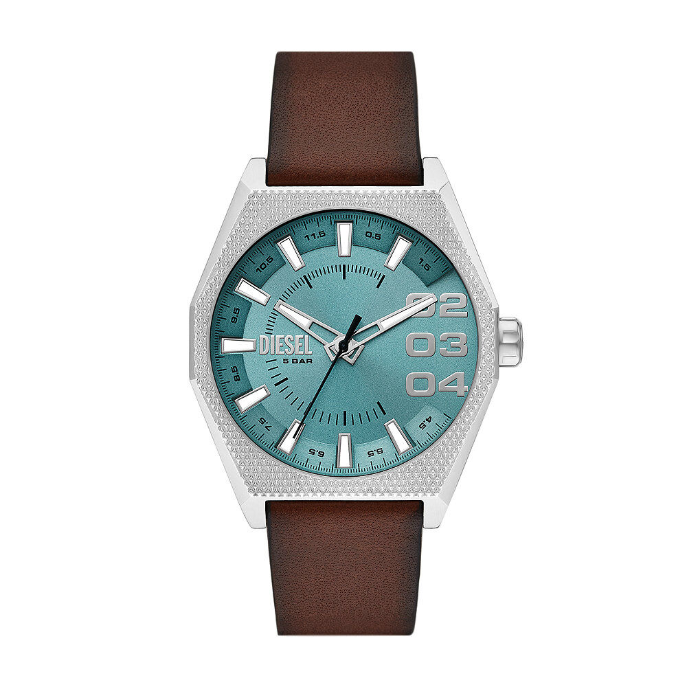 Montre diesel homme bracelet cuir top