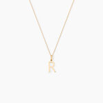 Pendentif Ionia Lettre Or Jaune - Pendentifs Famille | Marc Orian