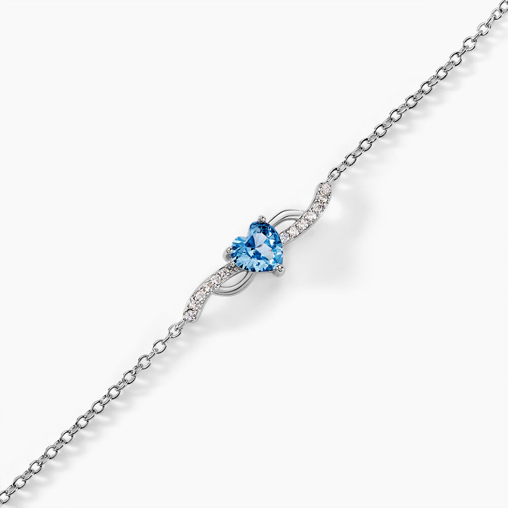 Bracelet Avalon Argent Blanc Oxyde De Zirconium - Bracelets chaînes Femme | Marc Orian