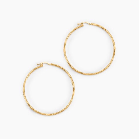 Cr&eacute;oles Youri Or Jaune - Cr&eacute;oles Femme | Marc Orian