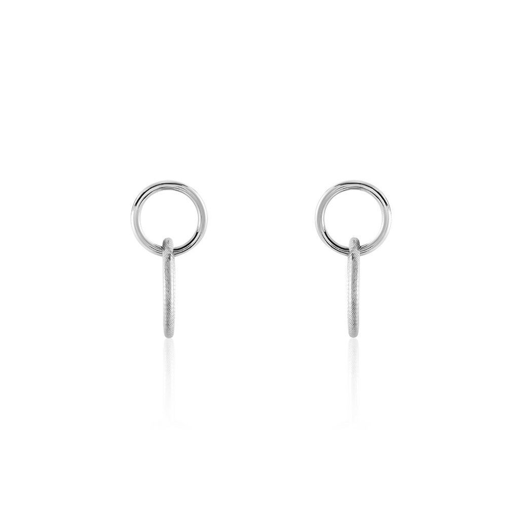 Boucles D'oreilles Pendantes Argent Blanc Vanne - Pendantes Femme | Marc Orian