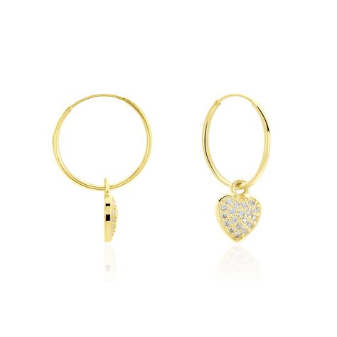 Créoles Lulu Or Jaune Oxyde - Créoles Femme | Marc Orian