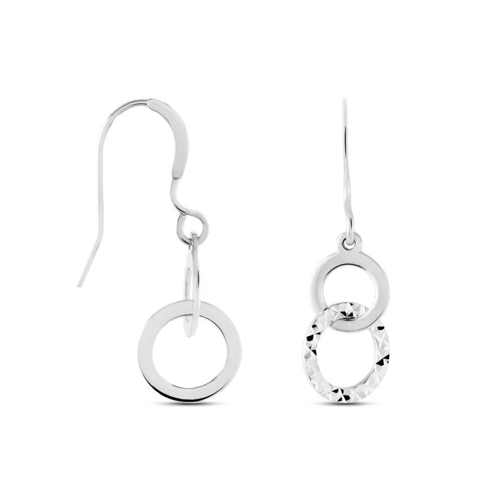 Boucles D'oreilles Pendantes Argent Blanc - Pendantes Femme | Marc Orian