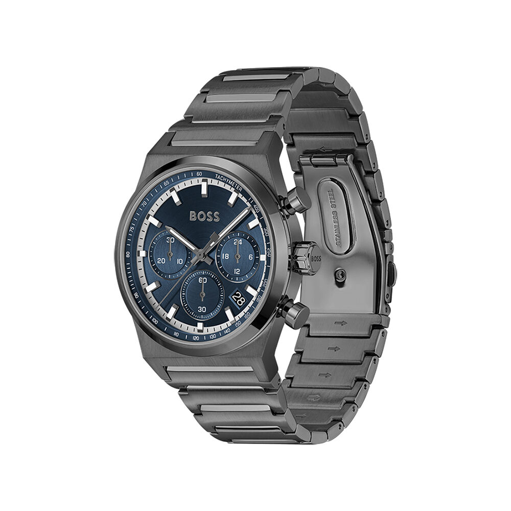 Montre Boss Candor Chrono Bleu - Fête des pères Homme | Marc Orian