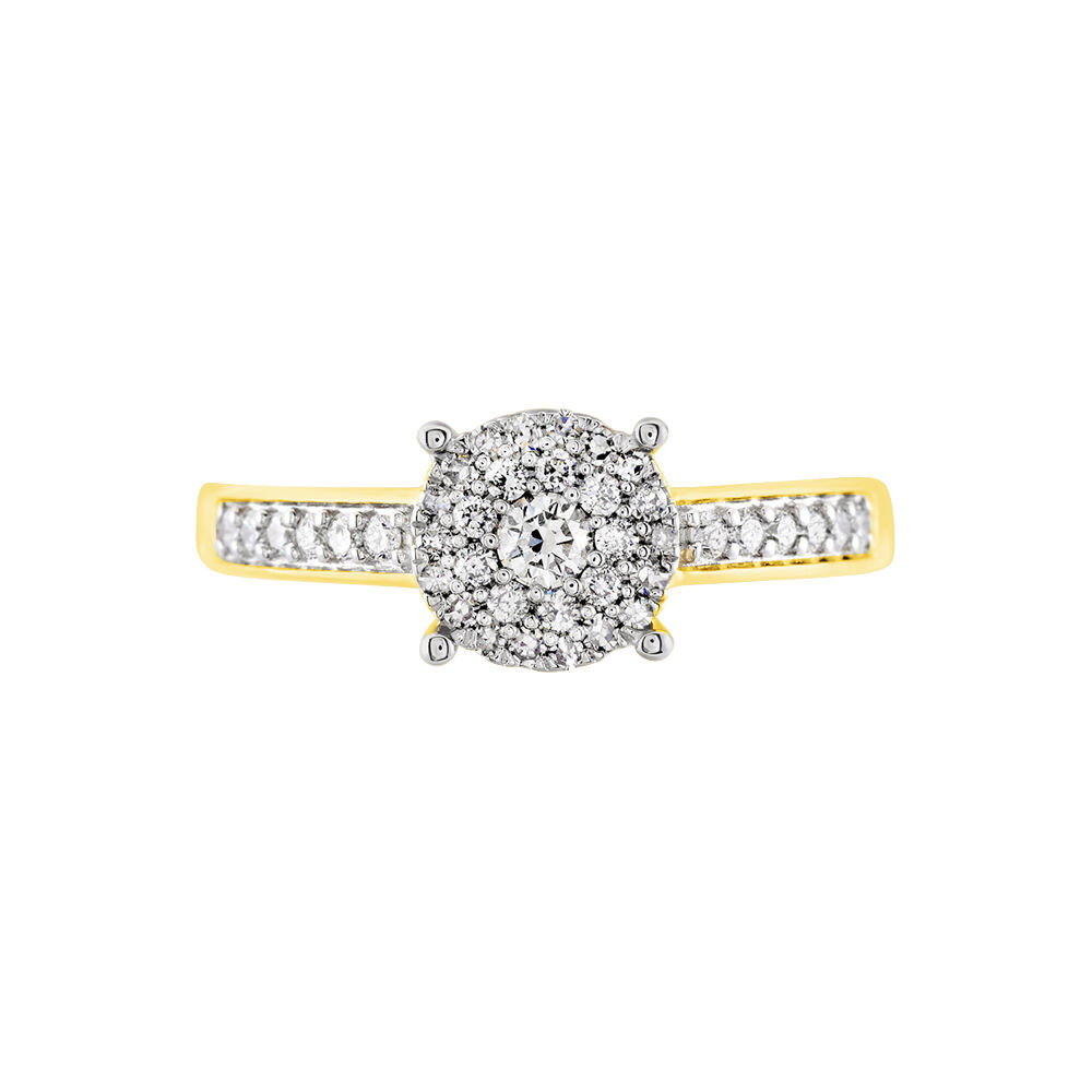 Bague Serena Or Jaune Diamant - Bagues pierres précieuses Femme | Marc Orian
