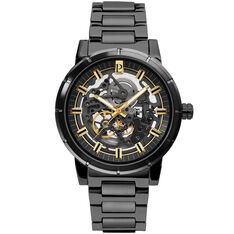 Montre Pierre Lannier Collection Automatic Noir - Montres automatique Homme | Marc Orian