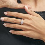 Bague Elorria Or Blanc Diamant - Bagues fian&ccedil;ailles Femme | Marc Orian