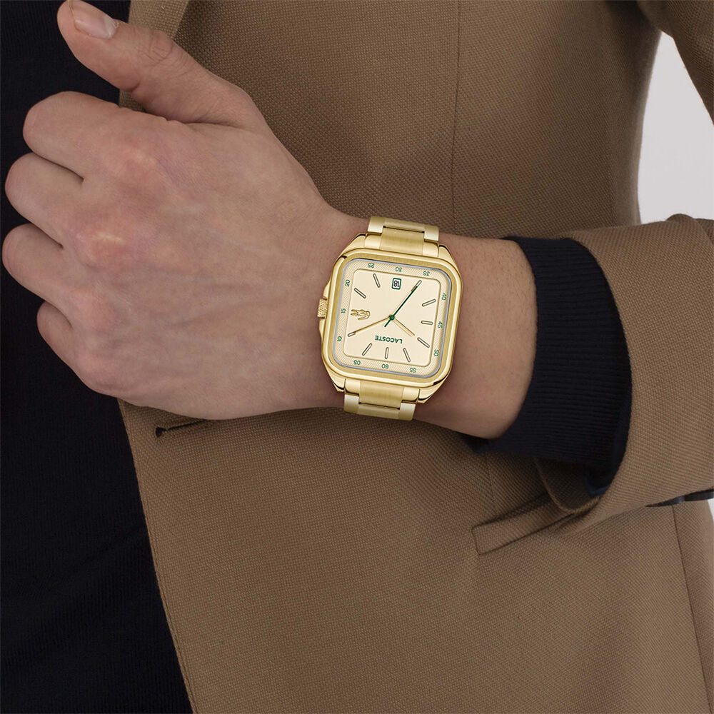 Montre Lacoste .12.12 Up Doré - Nouveautés Homme | Marc Orian