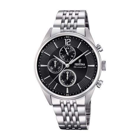 Montre Festina Timeless Chronograph Noir - Montres classiques Homme | Marc Orian