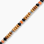 Bracelet Naturel Autres Tricolore Jaspe Africain Agate - Bracelets cha&icirc;nes Homme | Marc Orian