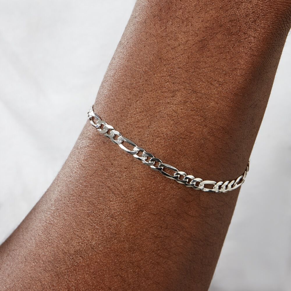 Bracelet Maille Argent Vivian - Bracelets mailles Homme | Marc Orian