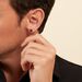 Boucle D'oreille Puce Unitaire Niels Argent Blanc Oxyde De Zirconium - Puces Homme | Marc Orian