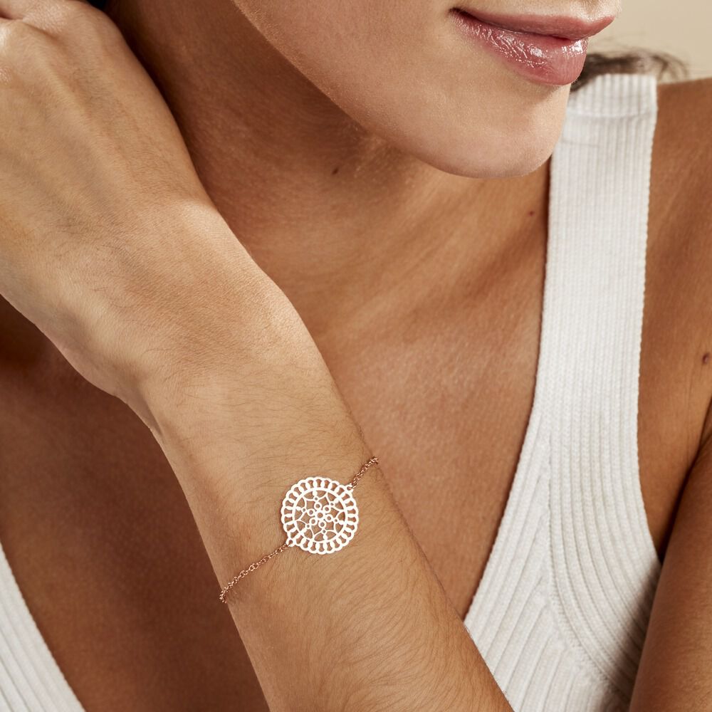 Bracelet Rotonda Argent Rose -  Femme | Marc Orian