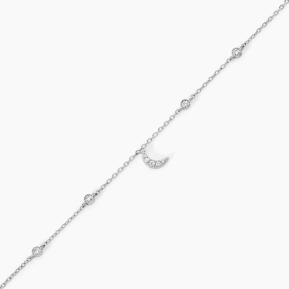 Bracelet Astria Argent Blanc Oxyde De Zirconium - Bracelets fantaisie Femme | Marc Orian