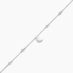 Bracelet Astria Argent Blanc Oxyde De Zirconium - Bracelets fantaisie Femme | Marc Orian