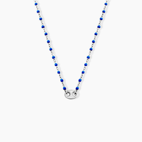 Collier Muguette Argent Blanc - Colliers ras du cou Femme | Marc Orian