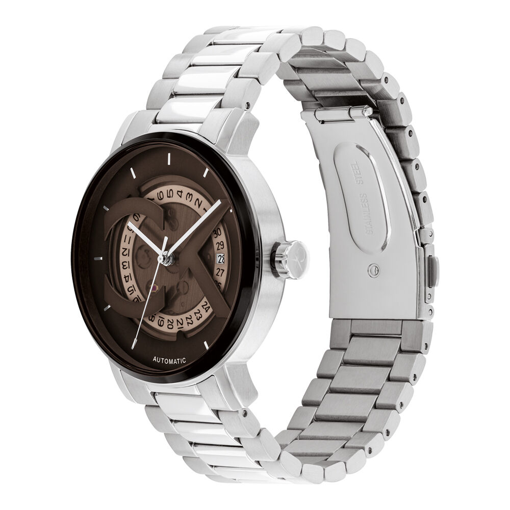 Montre Calvin Klein Iconic Automatic Marron - Montres automatiques Homme | Marc Orian