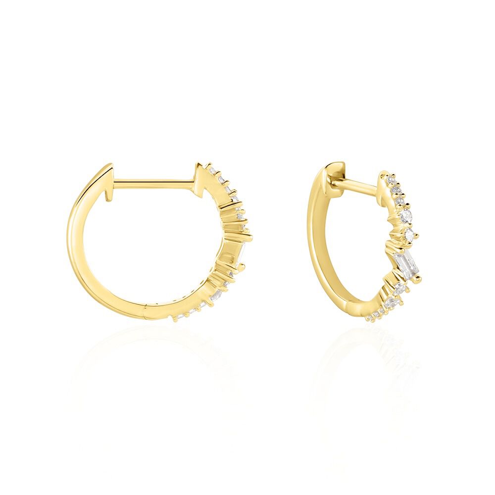 Créoles Joy Or Jaune Diamant -  Femme | Marc Orian
