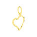 Pendentif Eudocie Coeur Strie Or Jaune - Pendentifs Femme | Marc Orian